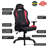 Arozzi Torretta Supersoft Office & Gaming Chair - Black/Red-112518074