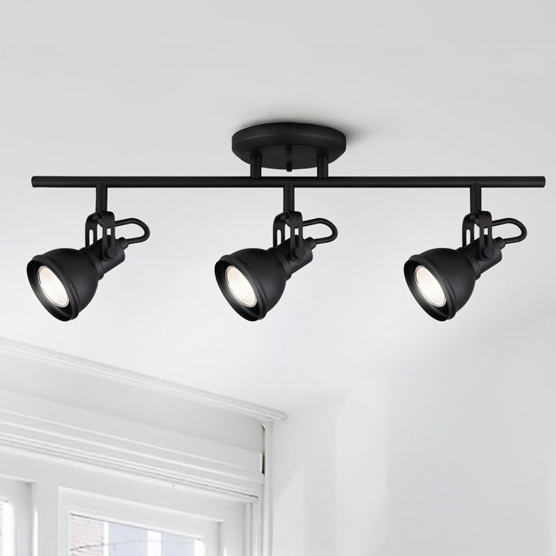 Fedler 7.28'' 3 -Light Rail Track Kit with Dimmable and Adjustable Head