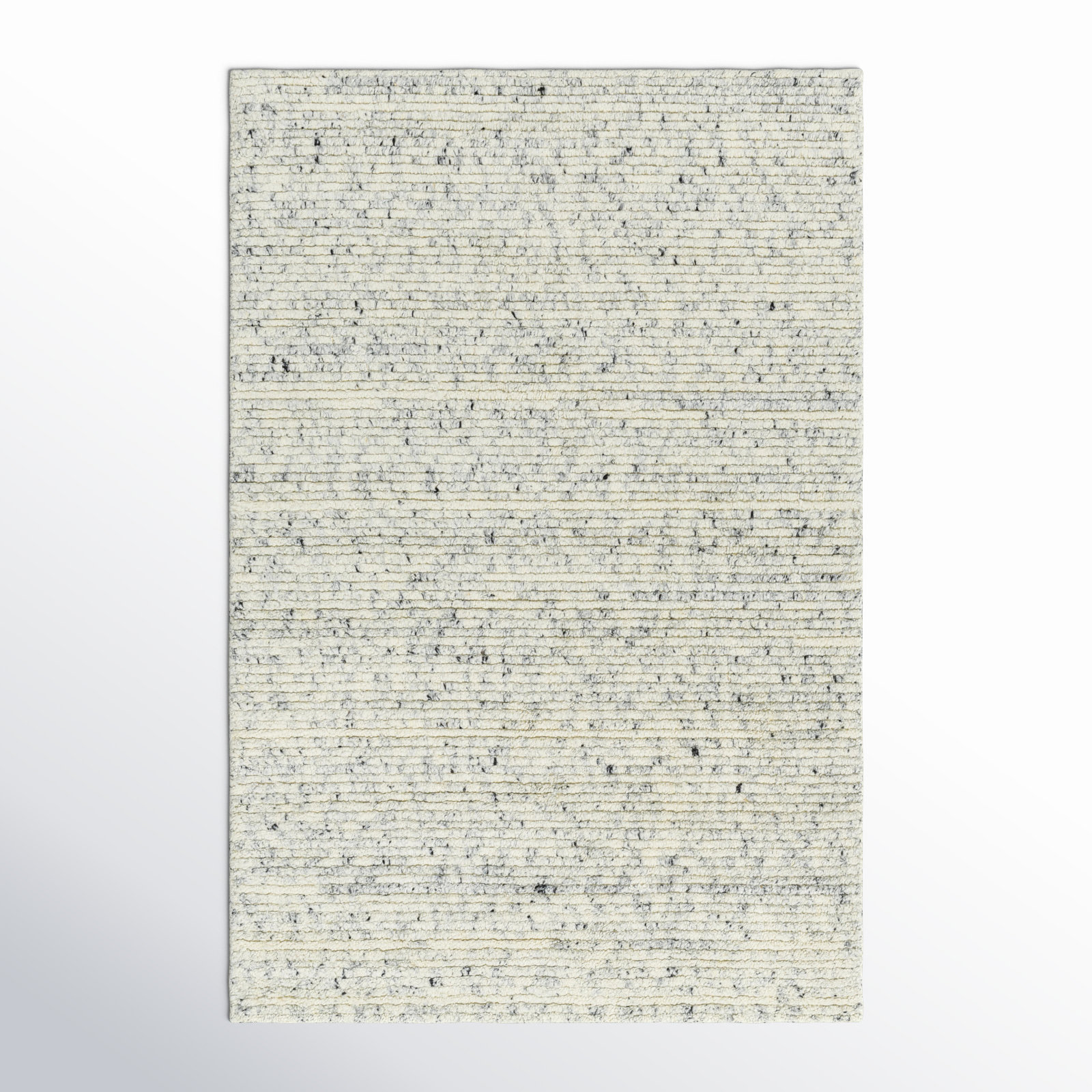 Morell Hand-Loomed Ash Wool Rug, Rectangle 2' x 3'
