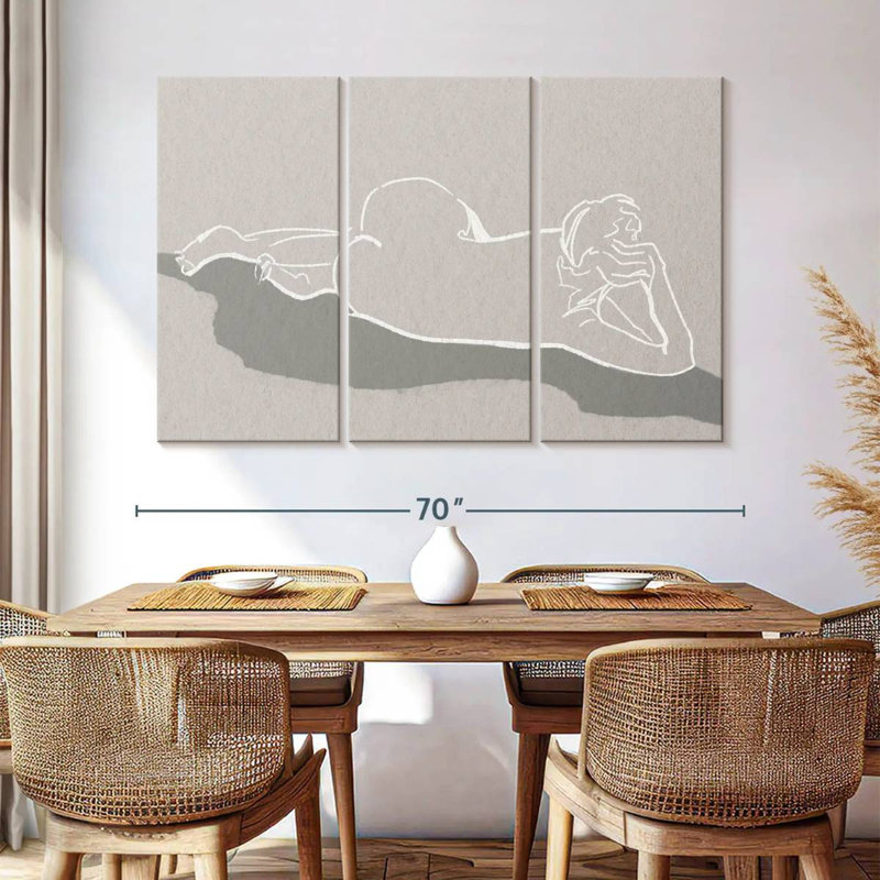 Leisha Lying On Her Side, 24" H x 38" W