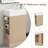 Hearns 18.6" Bathroom Vanity with Ceramic Sink, Vanity with 2-Tier Shelf, Left or Right Orientation-645102927