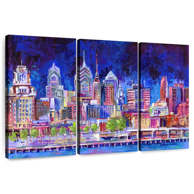 Sebbie Philadelphia, 32" H x 50" W