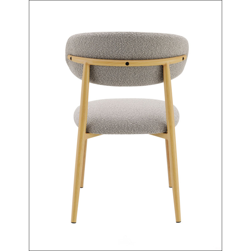 Chaise d'appoint Grey Boucle Finish