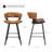 Binni PU 26.97" PU Upholstered Counter Stool with Wood Frame-1871177196-1827861440