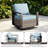 Gieselind Wicker 2 - Person Patio Conversation Set with Cushions-1624749825