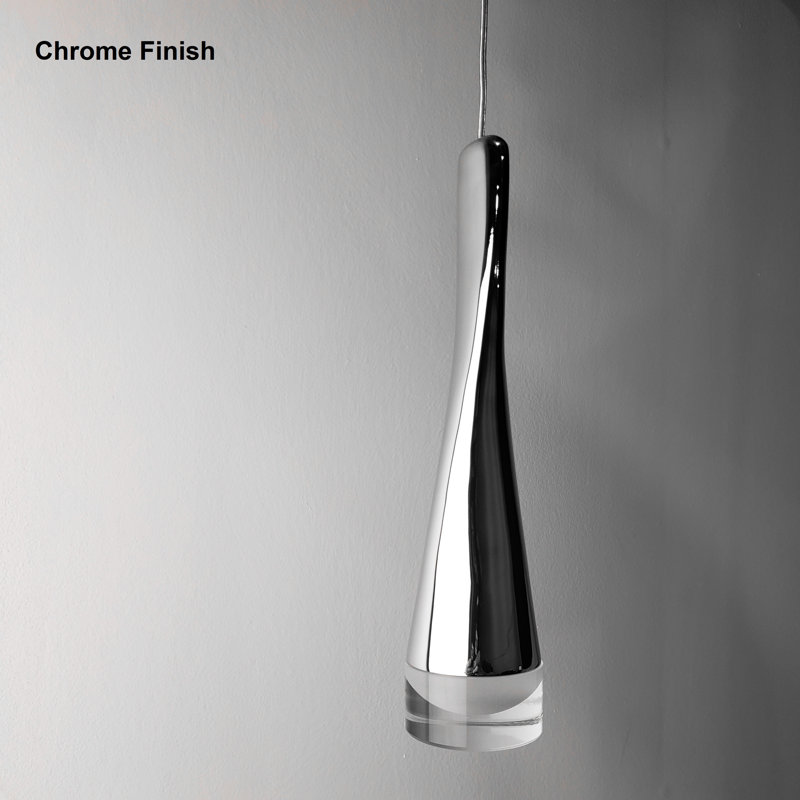 Mcarthur 3 - Light LED Cluster Pendant, Chrome