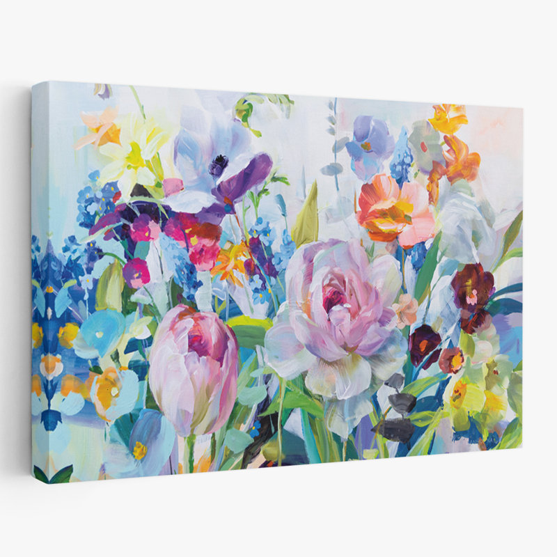Blossoms - High Summer Garden II, H 32 po x l 48 po