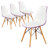 Dubuque Dining Side Chair with Metal Eiffel Base Design and Beech Wood Legs-31792414-128769422