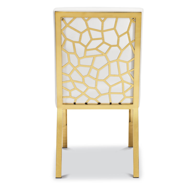 Chaise d'appoint blanche Annis