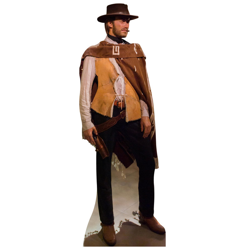 Accroche en carton clint eastwood
