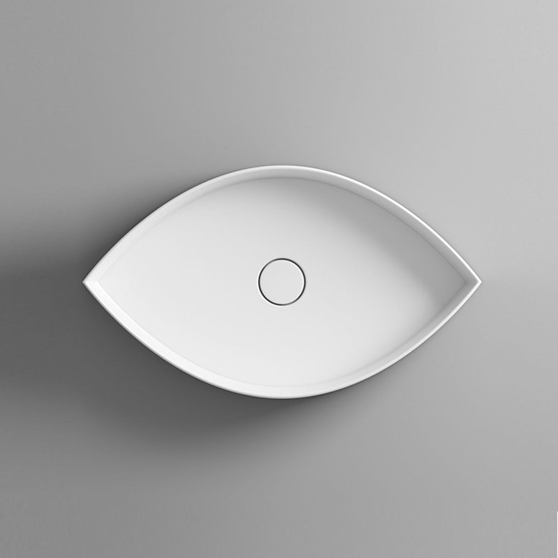 Occhio 19.1'' L Bathroom Sink, Glossy White