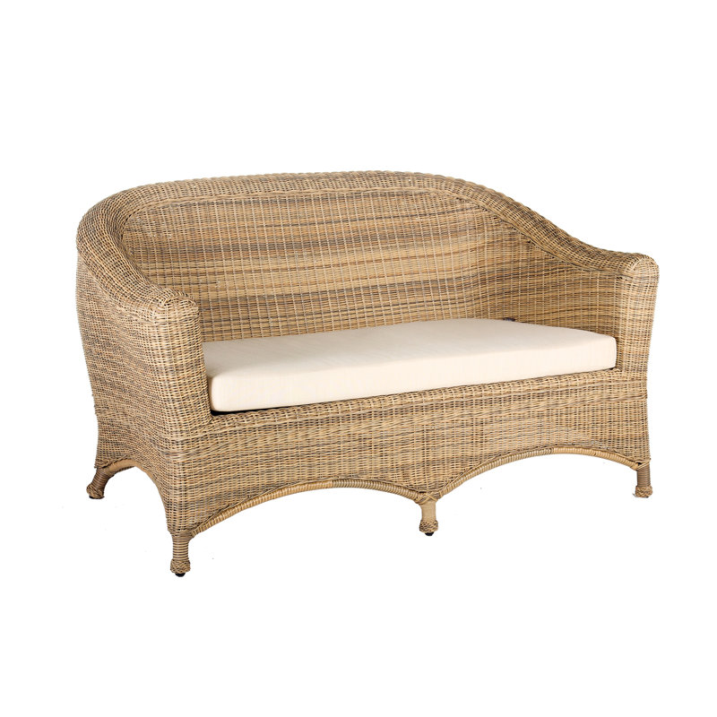 Cozumel 152 cm W Metal Patio Sofa with Cushions