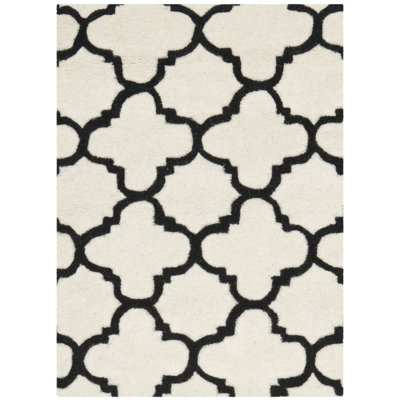 Vaughn Geometric Wool Hand Woven Area Rug