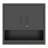 Wall Mounted Metal Storage Cabinet with Locking Door and Opened shelf-1782807149