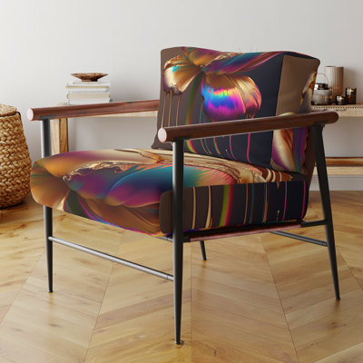 Dahlgreen - Fauteuil d'appoint rembourré en velours