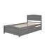 Lit plateforme simple avec deux tiroirs-2001867130