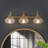 Allicia 3-Light Dimmable Smoky Glass Vanity Light