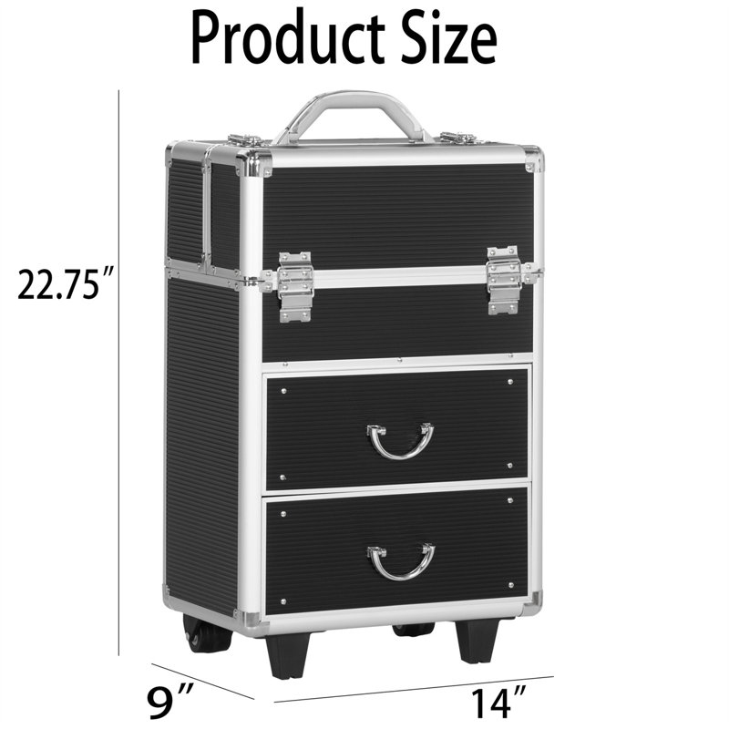 Miquisha Wood Makeup Organizer