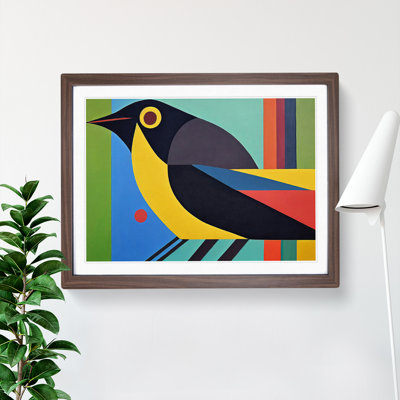 Eye Catching Abstract Bird 1 Piece Single Picture Frame Painting