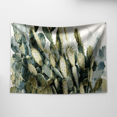 Southwestern Plants Silver Cholla 188 Wall Tapestry