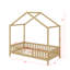 Structure de lit simple avec rampes hautes-1414831927
