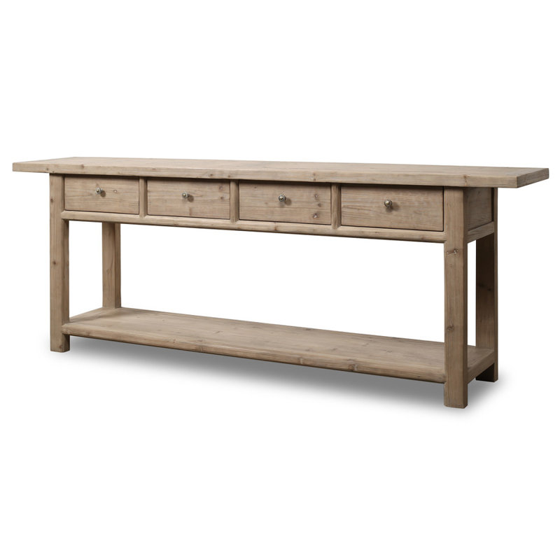 91'' Solid Wood Console Table