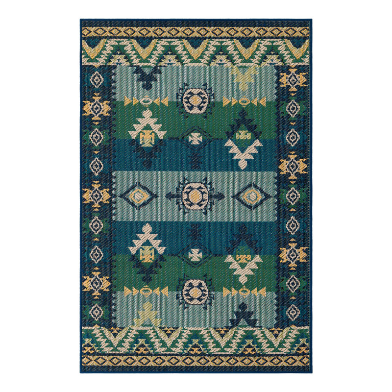 Ciudad Marlenia Indoor/Outdoor Area Rug, Rectangle 4 pi 1 po x 6 pi 1 po