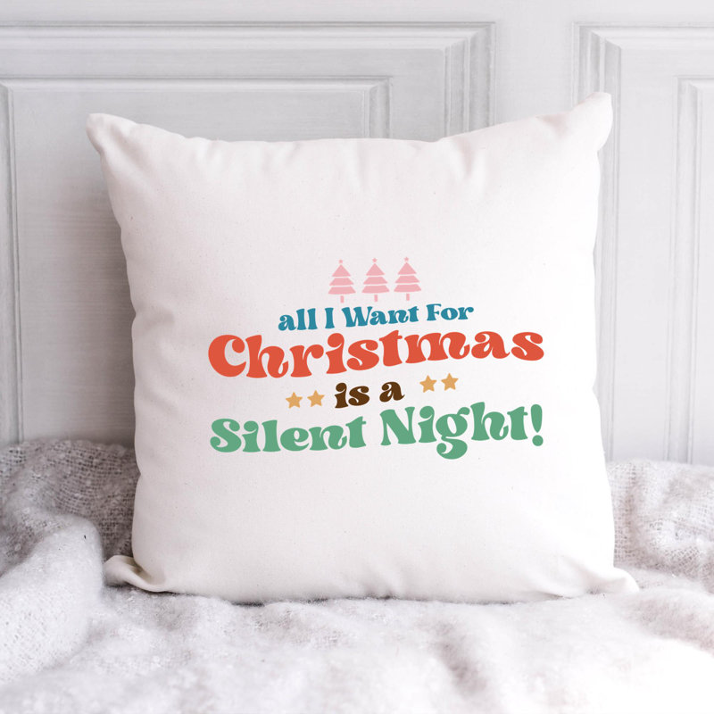 Coussin en polyester ChristmasFunny-01, 20 po x 20 po
