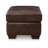 Orion Ottoman, 34 Inch Rich  Real And Faux Leather Cushion-109265508