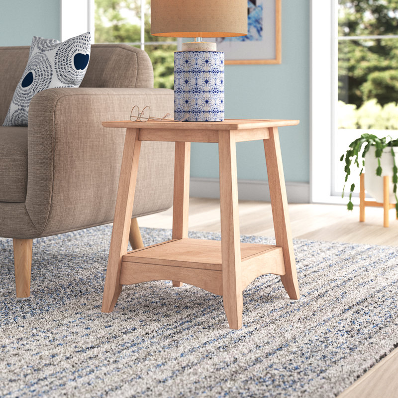 Manatuto Solid Wood End Table