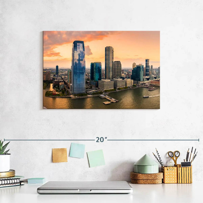 Sireci Panoramic Jersey City, 8" H x 12" W