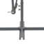 Hanging Garden Parasol with LED Lighting 300 cm Metal Pole-104563719