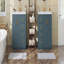Ensemble de meuble-lavabo 60 po avec lavabo en céramique (séparé), armoire de rangement en bois massif, ensemble de meuble-lavabo autoportant avec tiroirs et portes à fermeture douce-1528215525-1528215524-1528215527