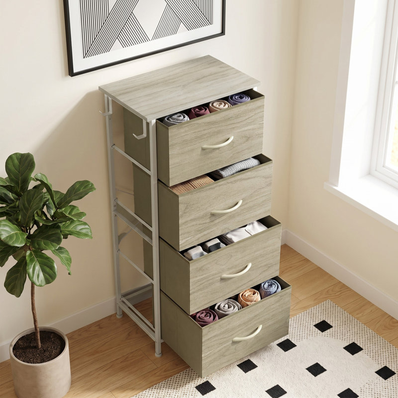 45 cm W Chest of 4 Drawers