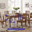 Simons Extendable Oak Solid Wood Base Dining Table