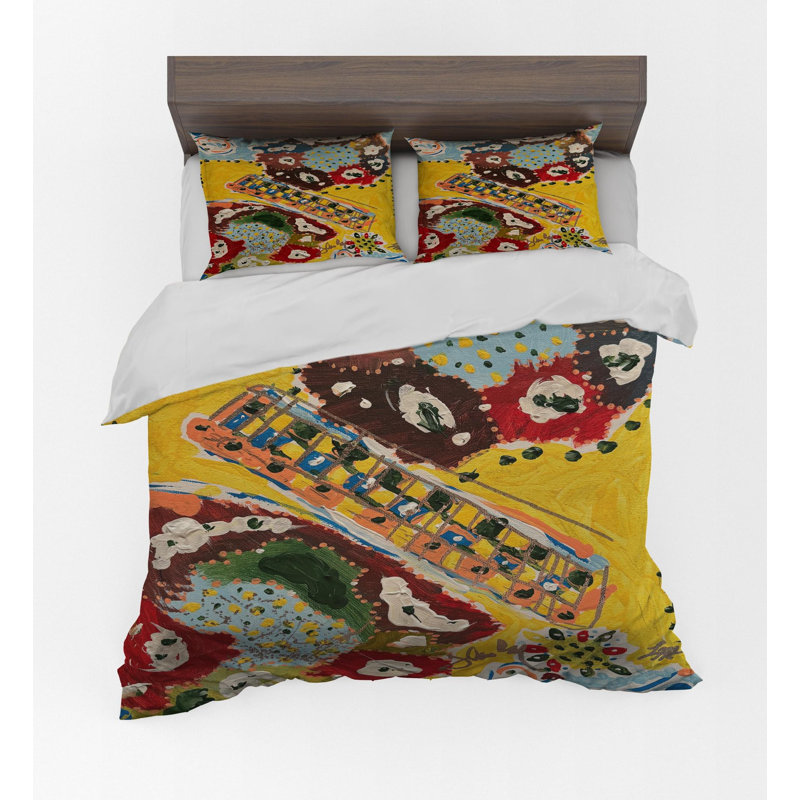 Comforter Set F. Lin-Ray Art, Yellow Go On Ahead