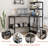 43.3 Inch Computer Desk with Shelves, Industrial Style Corner Table for Small Home Offices or Study Spaces-1910817038