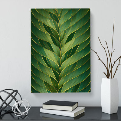 Dongola Plant Leaf Vol.7 - Wrapped Canvas