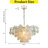 Camisa 4-Light Glam Coastal Capiz Tierd Chandelier With Seashell Accents-802450758-802450761