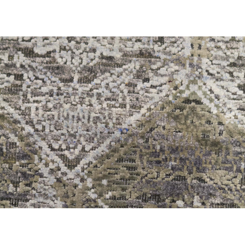 Hand-Knotted High-Quality Multi-Colored and Multi-Colored Area Rug