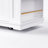 53Inch Large Kitchen Island With Drop Leaf, Power Outlet, Door Internal Storage Rack, Rolling Kitchen Cart On 5 Wheels With 5 Open Side Racks For Kitchen, Dining Room,White(Not Include Bar Stools)-699445289