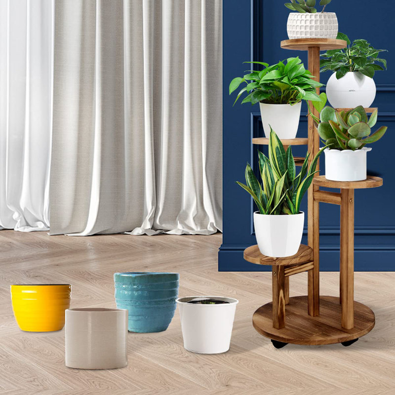 Nathanil Plant Stand, Brown