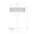 Ensemble de base de lampe de table 18 po en chrome