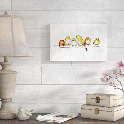 " Inspiration Birdies On Wire "