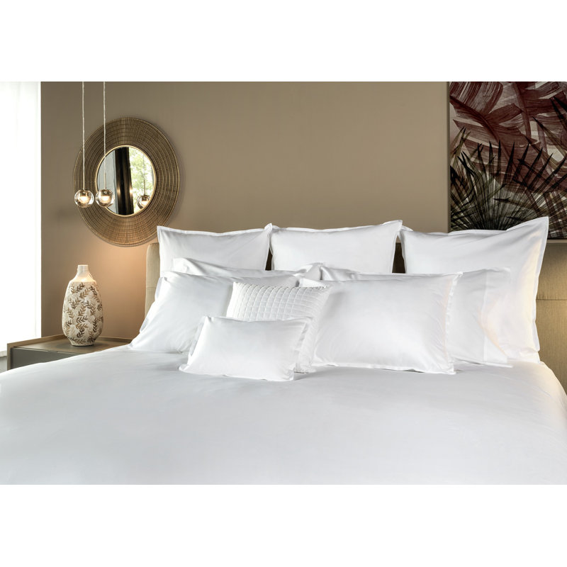 Lineare Duvet Cover, King Duvet Cover, White