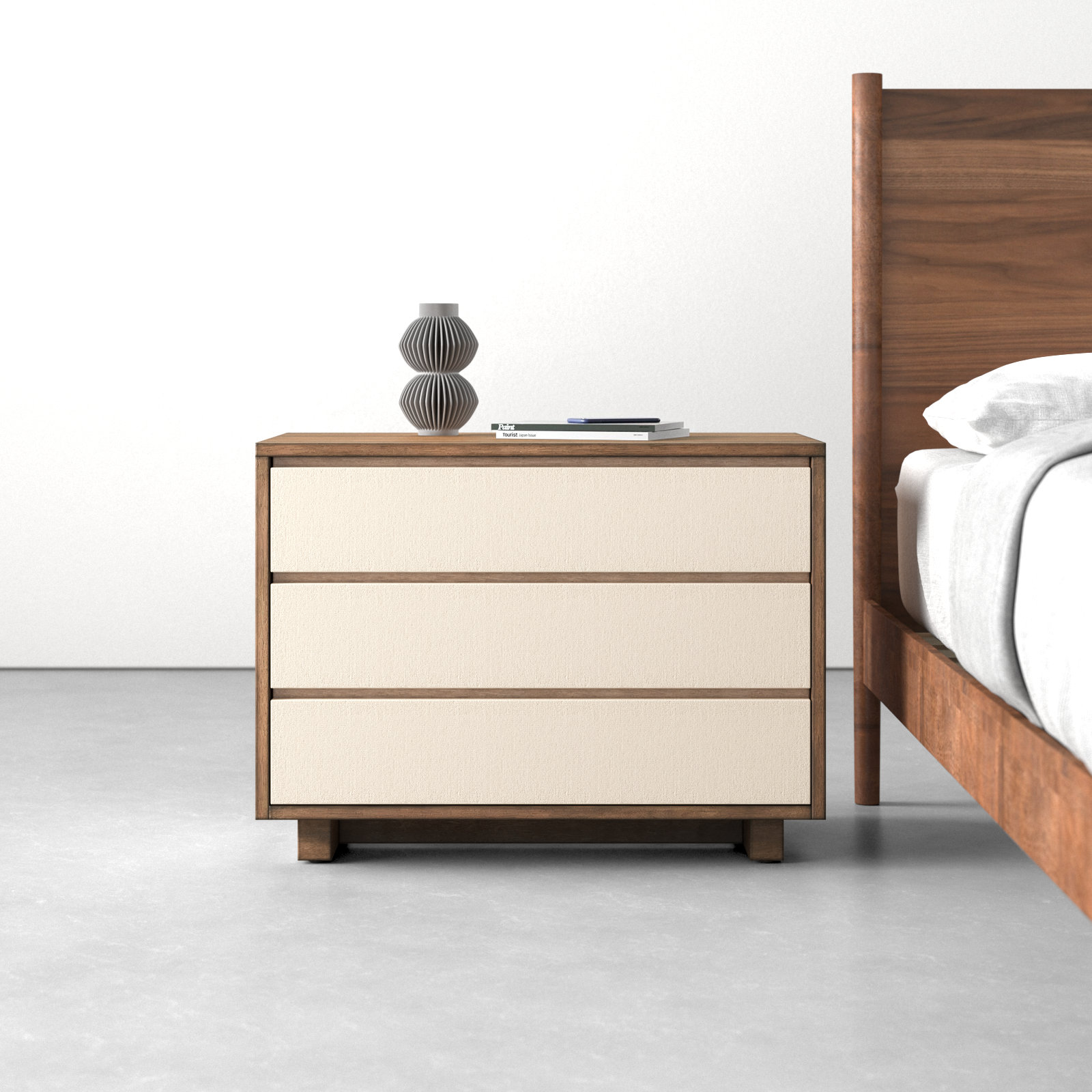 Audrick 3 - Drawer Nightstand