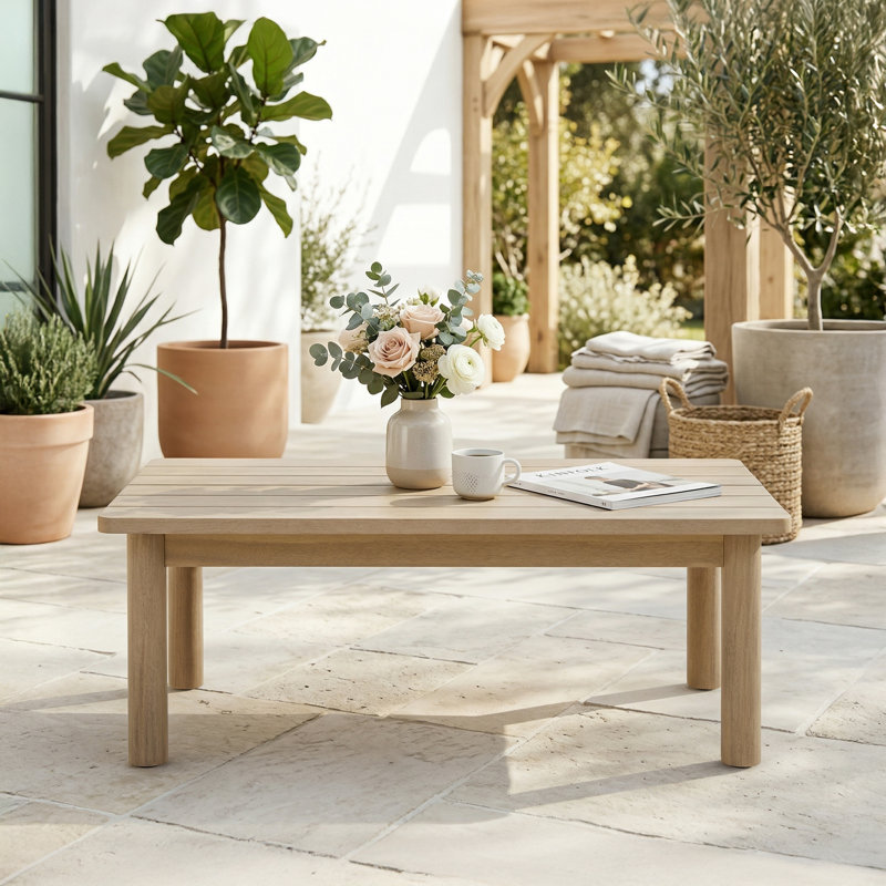 Table d'extérieur en bois