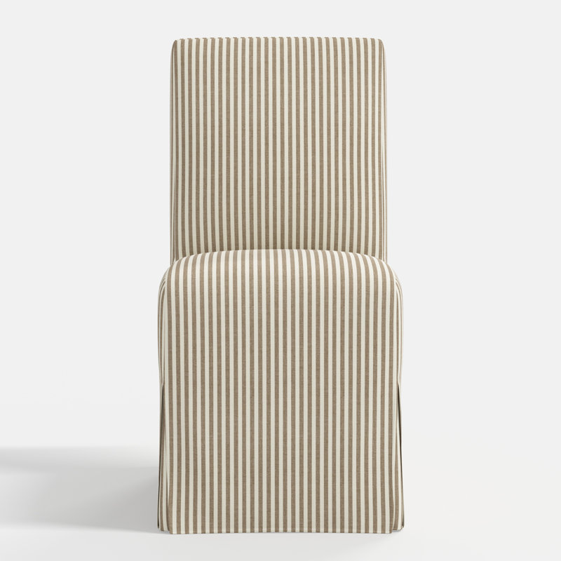 Chaise Stoffer Home x Fabric and Co. Lindy, Laurel à rayures Jane