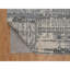 Tapis oriental blanc moderne en laine nouée à la main 8 pi x 10 pi 1 po 8 pi x 10 pi 1 po