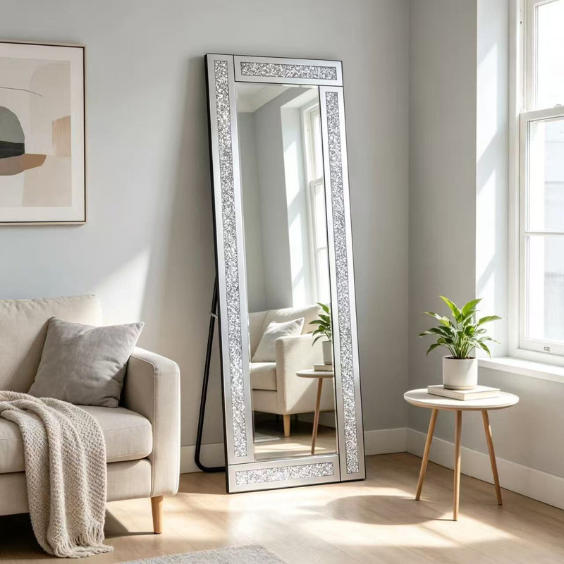 Crushed Diamond Full Length Mirror